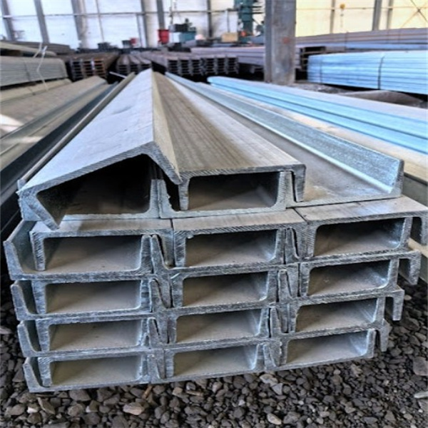 Galvanized U-channel steel