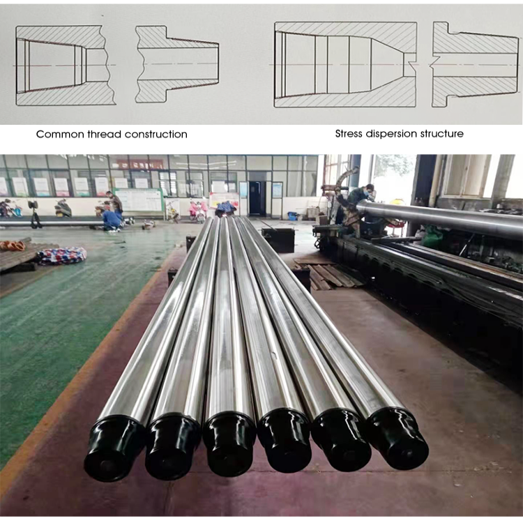 Factory price hot sale API 5dp S135 6-5/8 machine well oil well drill pipe