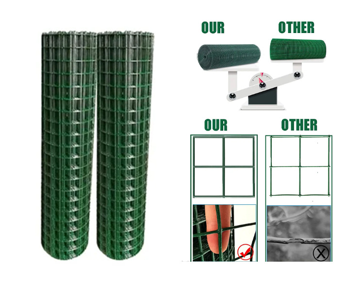 Manufacture heavy duty pvc coated wire fencing vinyl coated chicken wire