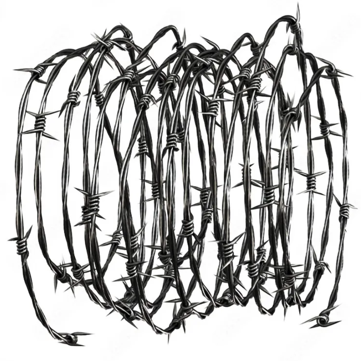 Galvanized Traditional Twist 400M 500M 50Kg Per Roll 50Kg Barbed Wire Price Coil Barbed Wire