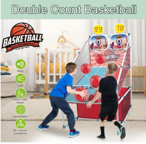 947 Double Board Counting Basketball Stand (with lights)