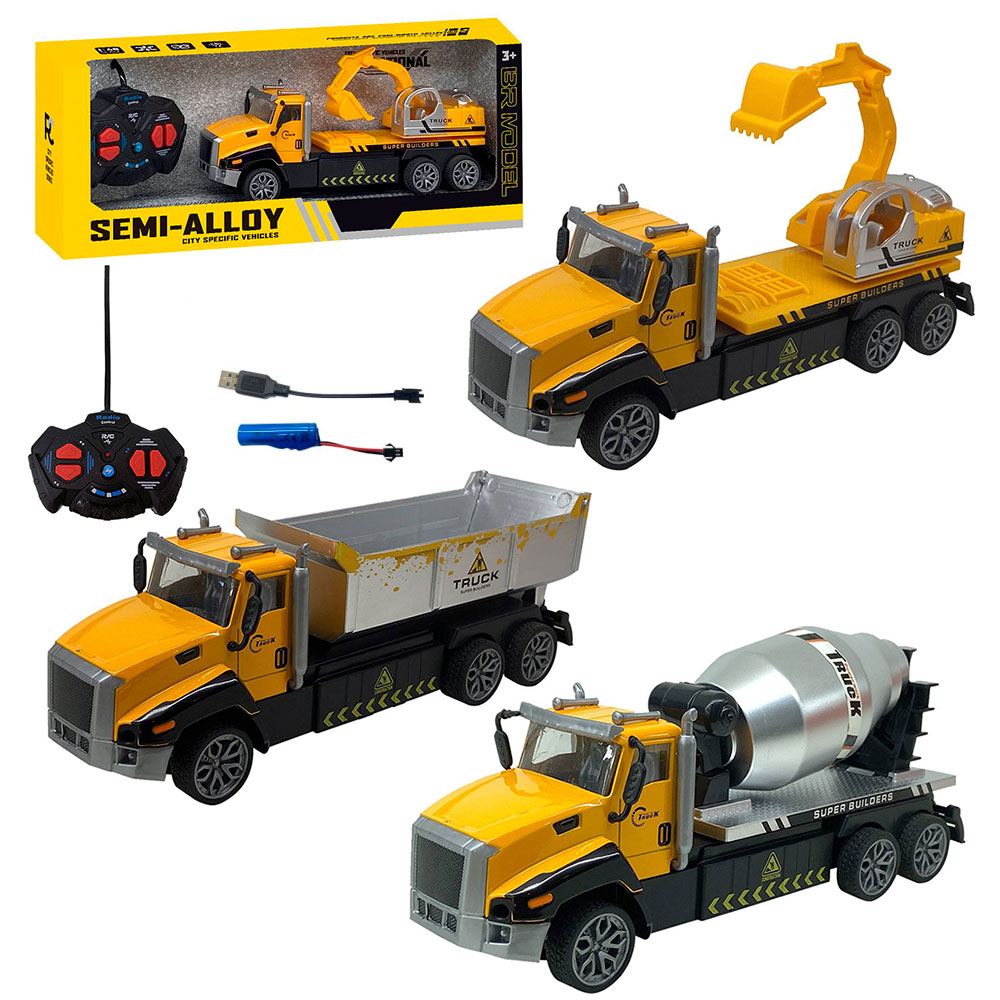 Four way remote control alloy tractor (engineering excavator)