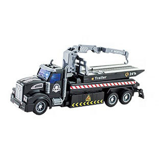 Four way remote-controlled alloy trailer (police car)