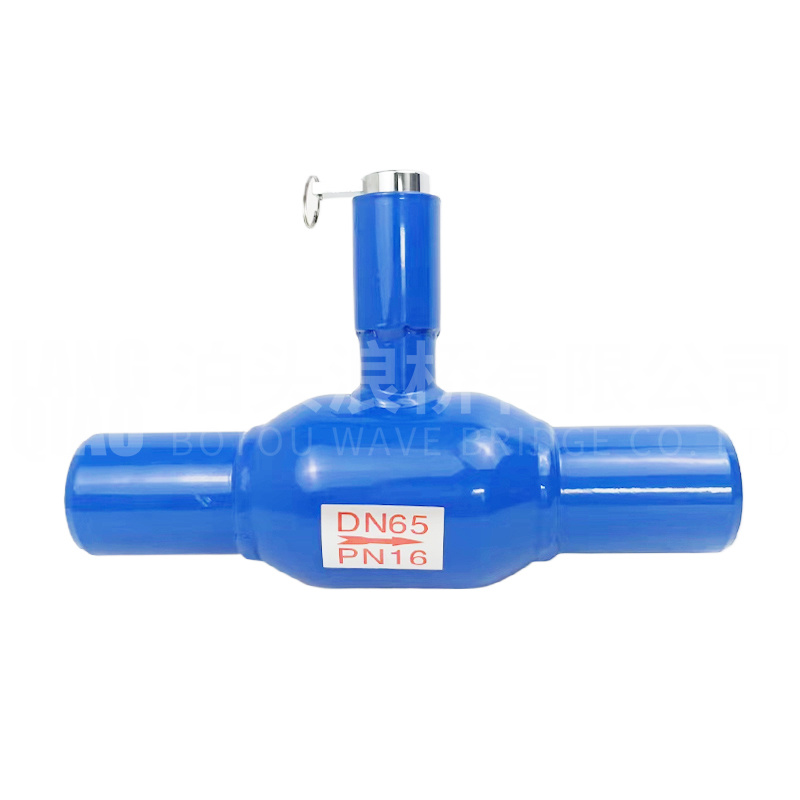Locking welding ball valve