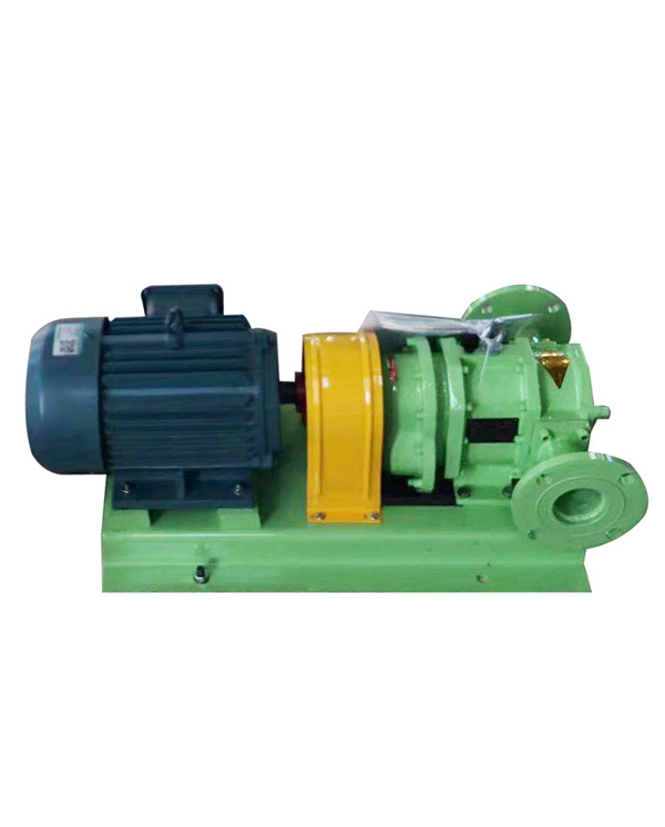 rubber lobe pump for wastewater treatment