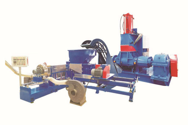 Kneader singles screw compounding line for PVC