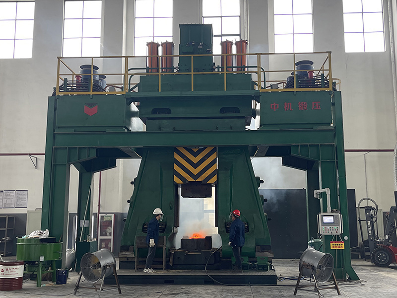 18t CNC fully hydraulic die forging hammer for valve body forgings
