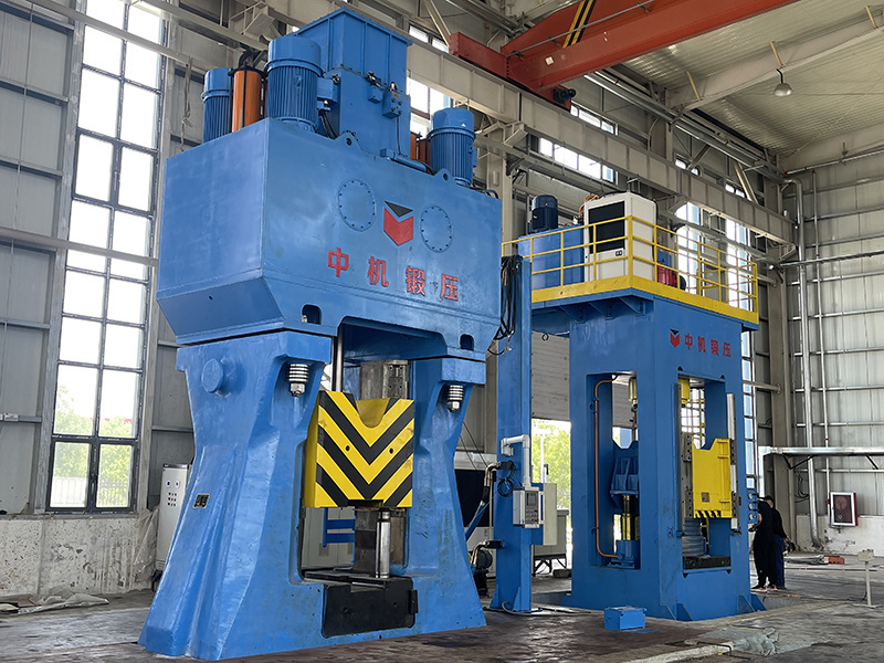 1st U-frame CNC fully hydraulic die forging hammer in the world