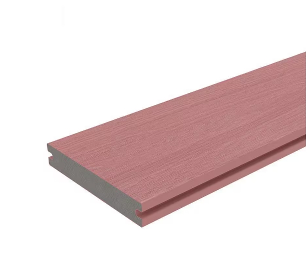 Seoul Pink Solid with Groove WPC Decking Board