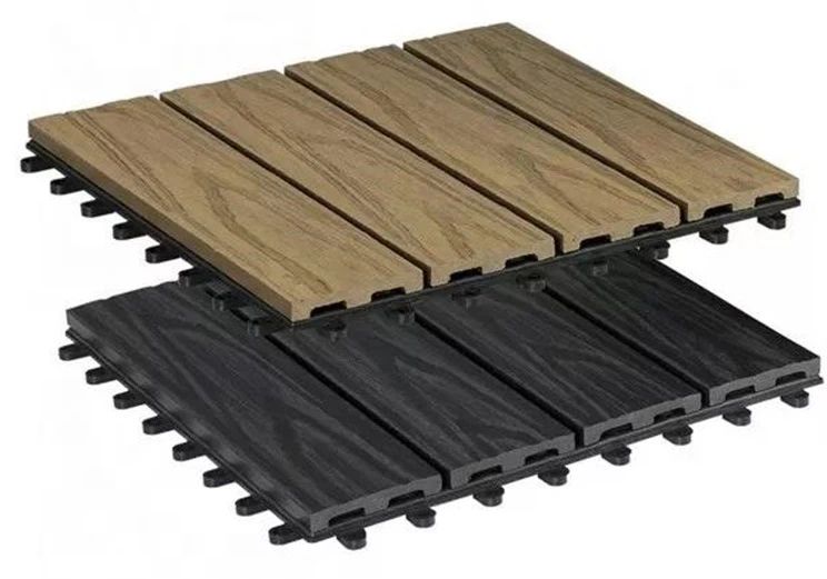 Wood Plastic Composite Decking Tiles