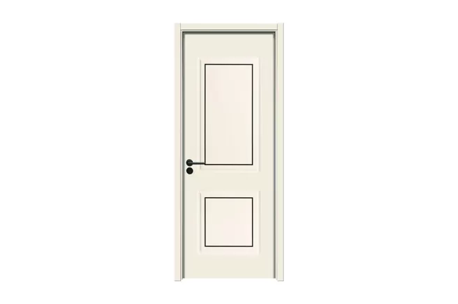 WPC Door Natural Tone WPC Hollow Door Board For Commercial And Stylish Interiors