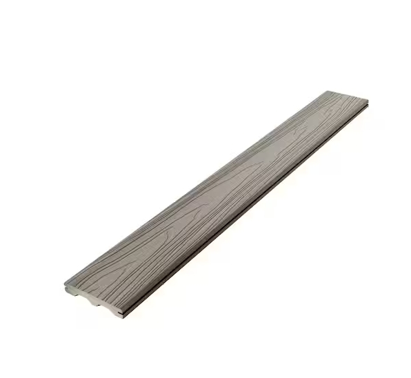 Stone Gray Grooved Edge Capped Composite Decking Board