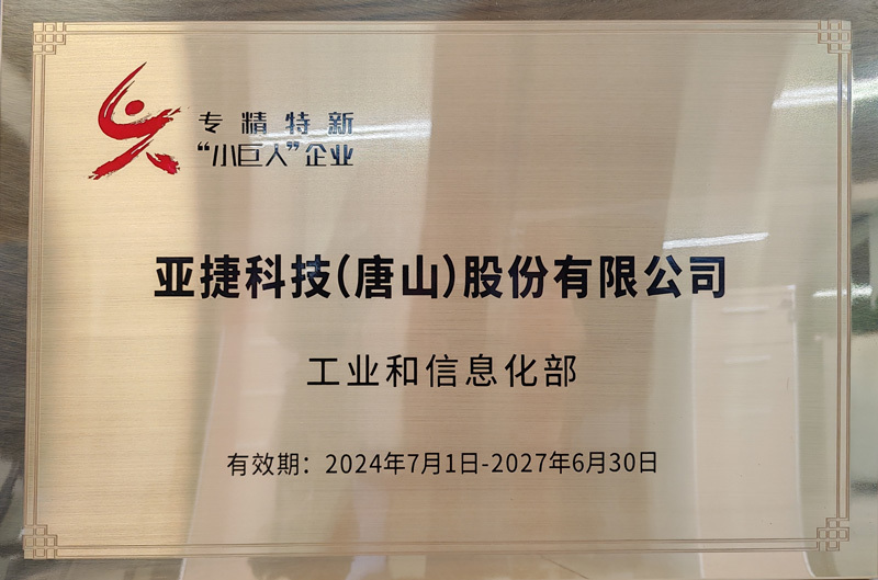 国家级专精特新小巨人企业 国家级专精特新小巨人企业