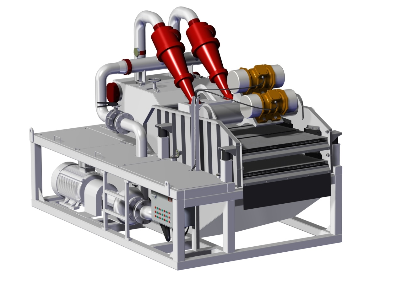 XFDG120G固控一體機(jī)用于西安新區(qū)2600m地?zé)峋┕がF(xiàn)場