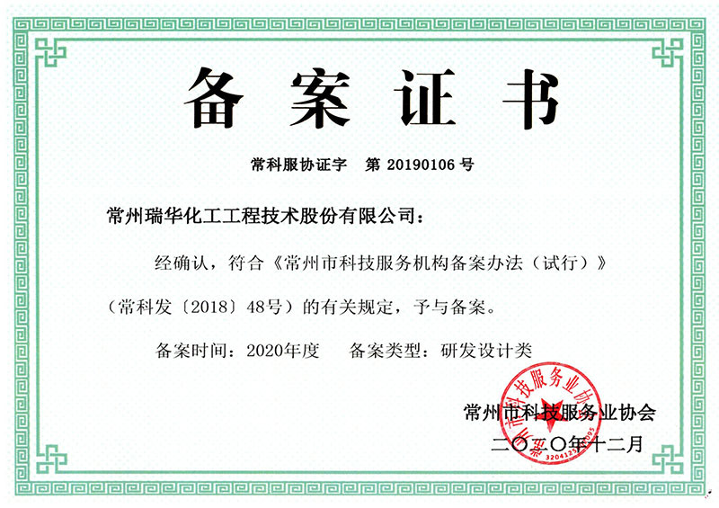 Listing Certificate