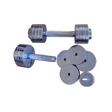 Chrome Dumbbell Set
