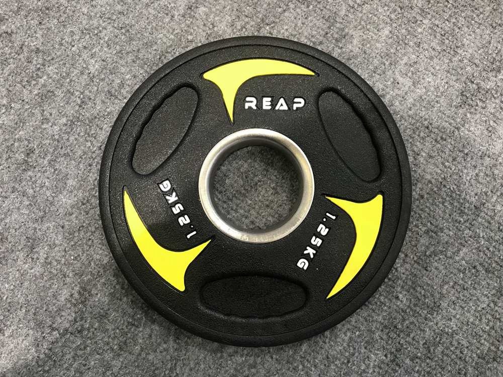 REAP pu tri grip weight plates