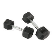 Hex Rubber Dumbbell