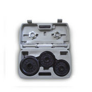 Black Cast Iron Dumbbell Set