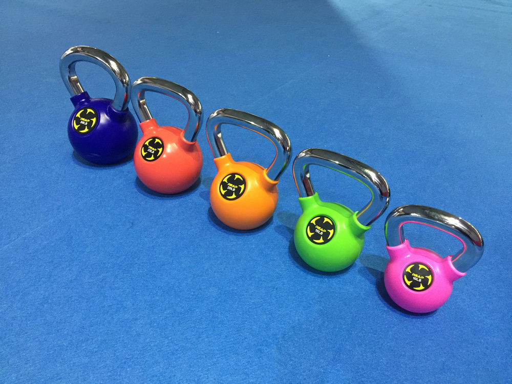 REAP color rubber kettlebell