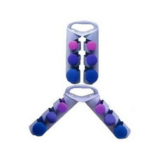 Neoprene Dumbbell Set with Foldable Rack