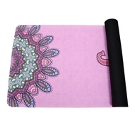 Suede natural rubber yoga mat