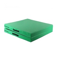 2 folded pvc leather exercise mat