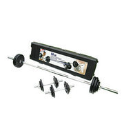 50kg Black Dumbbell/Barbell Set with Case