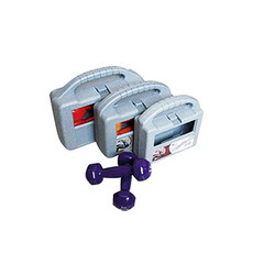 Vinyl Dumbbell Pair with Case