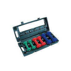 Neoprene Dumbbell Set with Case