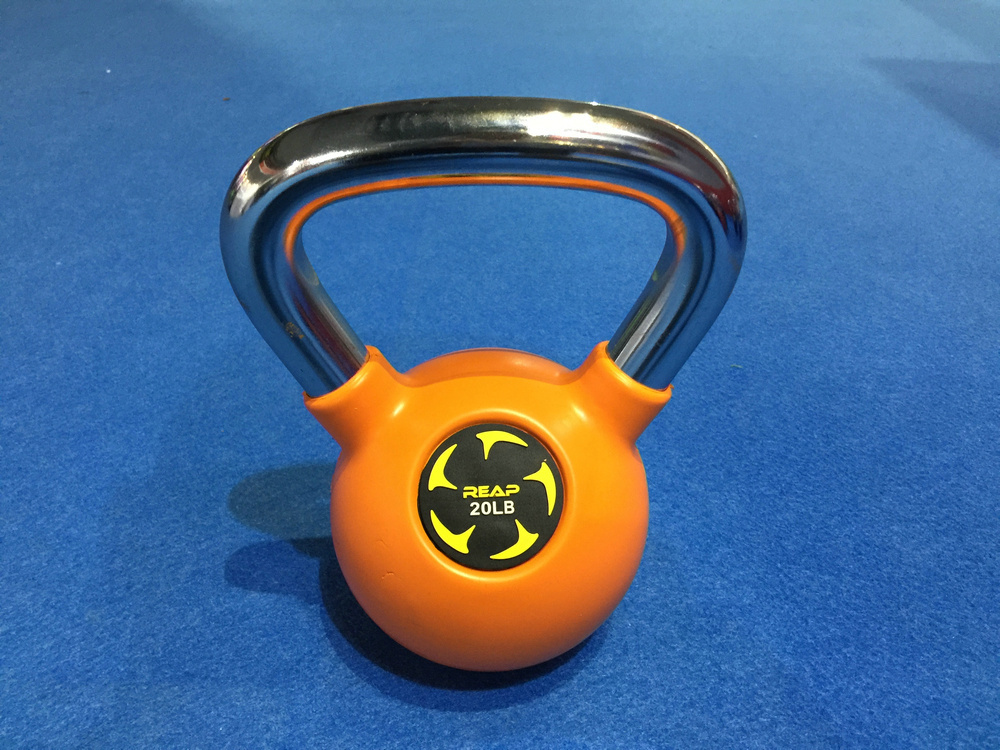 REAP color rubber kettlebell