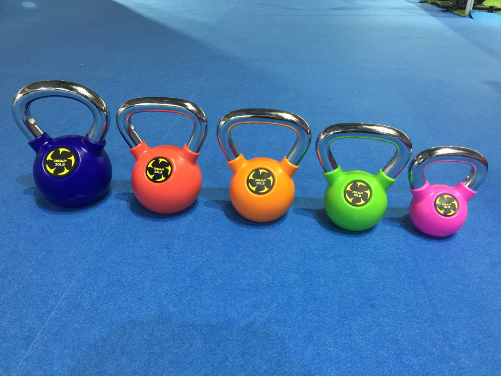 REAP color rubber kettlebell