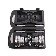Chromed dumbbell sets