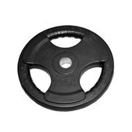 Black Rubber Coated Weight Plate