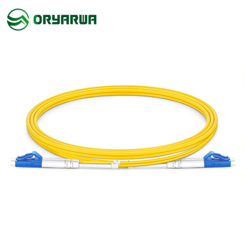 LC UPC to LC UPC DX SM Fiber Optic Patch Cord