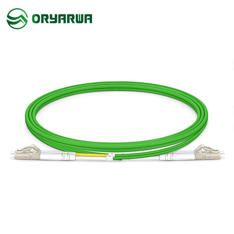 LC UPC-LC UPC DX OM5 MM Fiber Optic Patch Cord