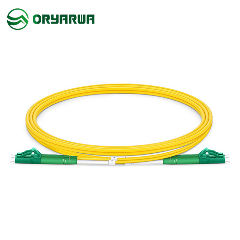 LC APC to LC APC DX SM Fiber Optic Patch Cord