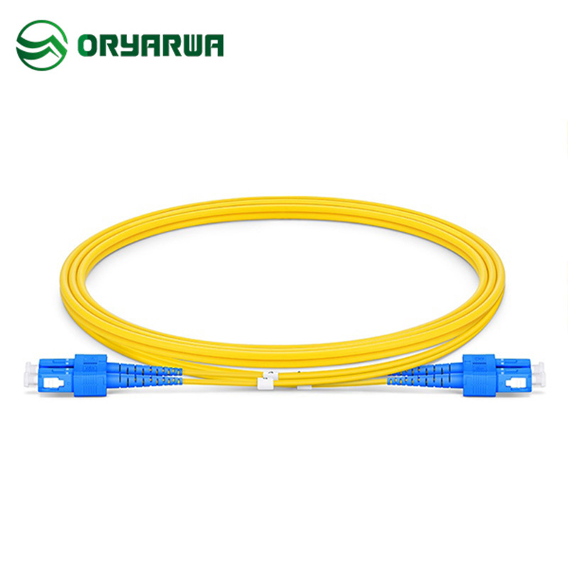 SC UPC to SC UPC DX SM Fiber Optic Patch Cord