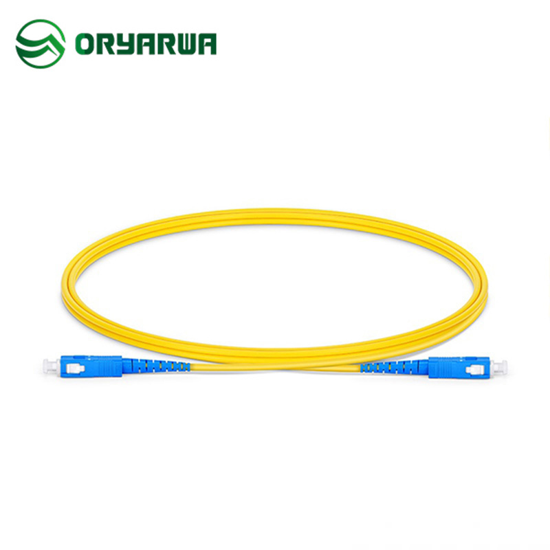 SC UPC to SC UPC SX SM Fiber Optic Patch Cord