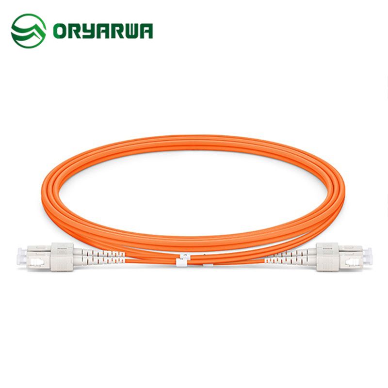 SC UPC to SC UPC DX OM1 MM Fiber Optic Patch Cord