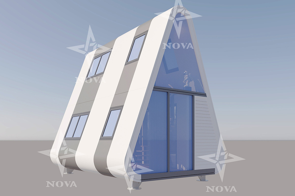 S series triangular house