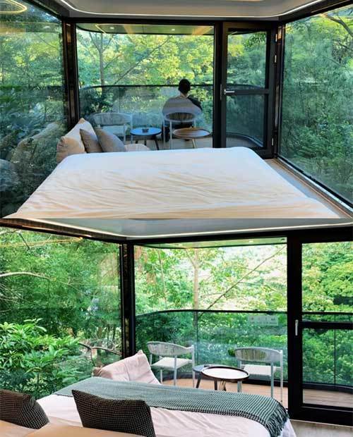 Panoramic View Returns to Nature