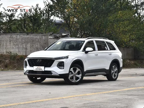 Fashion Used Hyundai Midsize SUV Santafe 5 Door 5 6 7 Seats SUV Car Luxury 4WD Petrol Fuel Vehicle