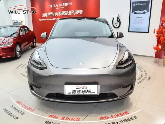 Tesla Car Model Y High Performance Pure Electric Auto 5 Seater MID-Size SUV 0km Used EV Car