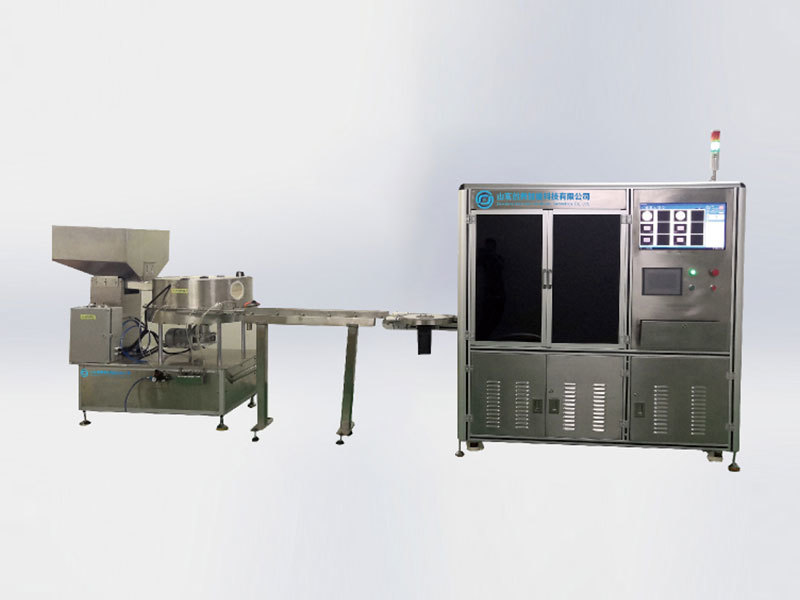 Automatic high-speed visual inspection machine for plastic covers