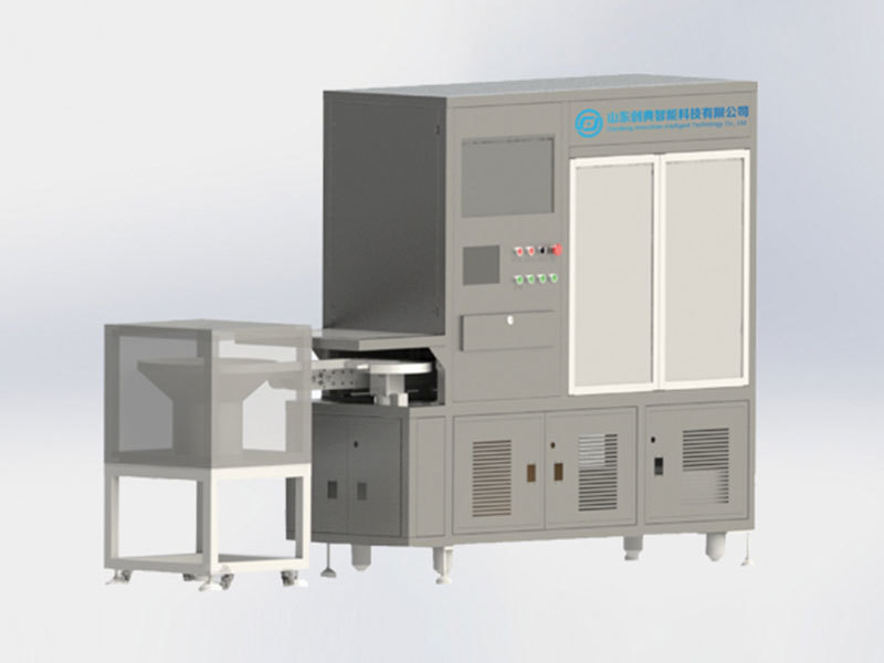 Automatic visual inspection machine for locking joint caps