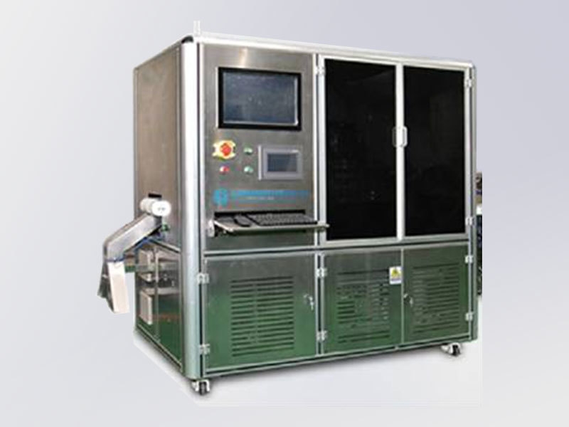 Automatic yogurt lid visual inspection machine