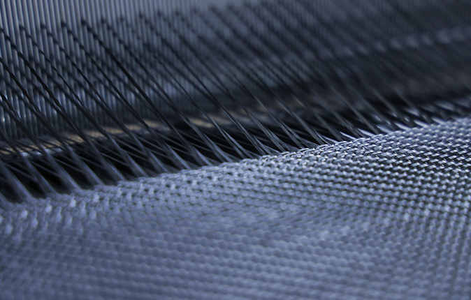 Carbon fibre bi-directional fabric