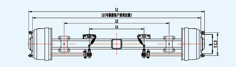 美式單胎車橋系列