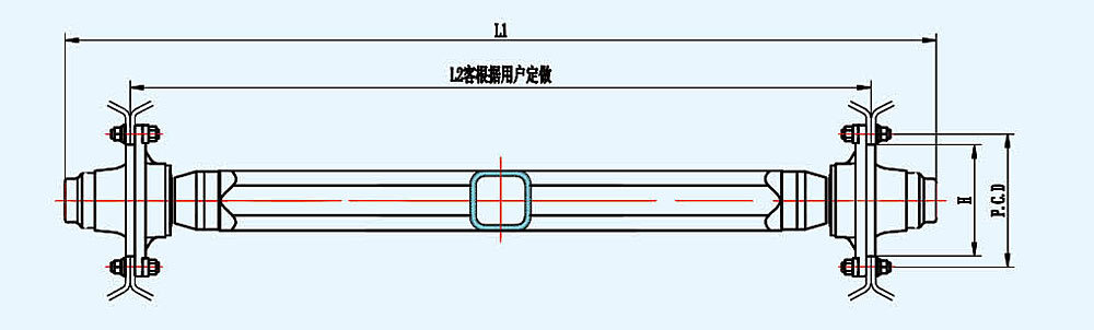 無制動車橋系列